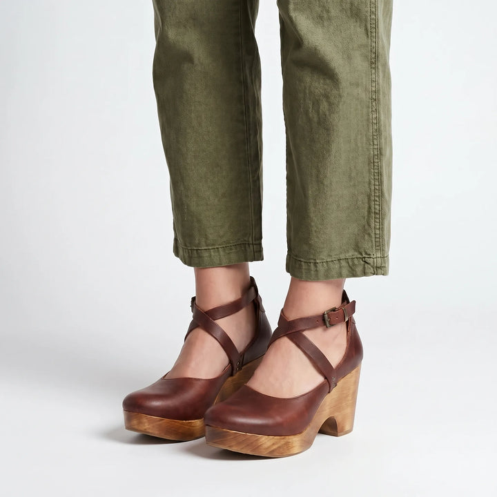 Aleria - Closed-Toe Wedge Heels