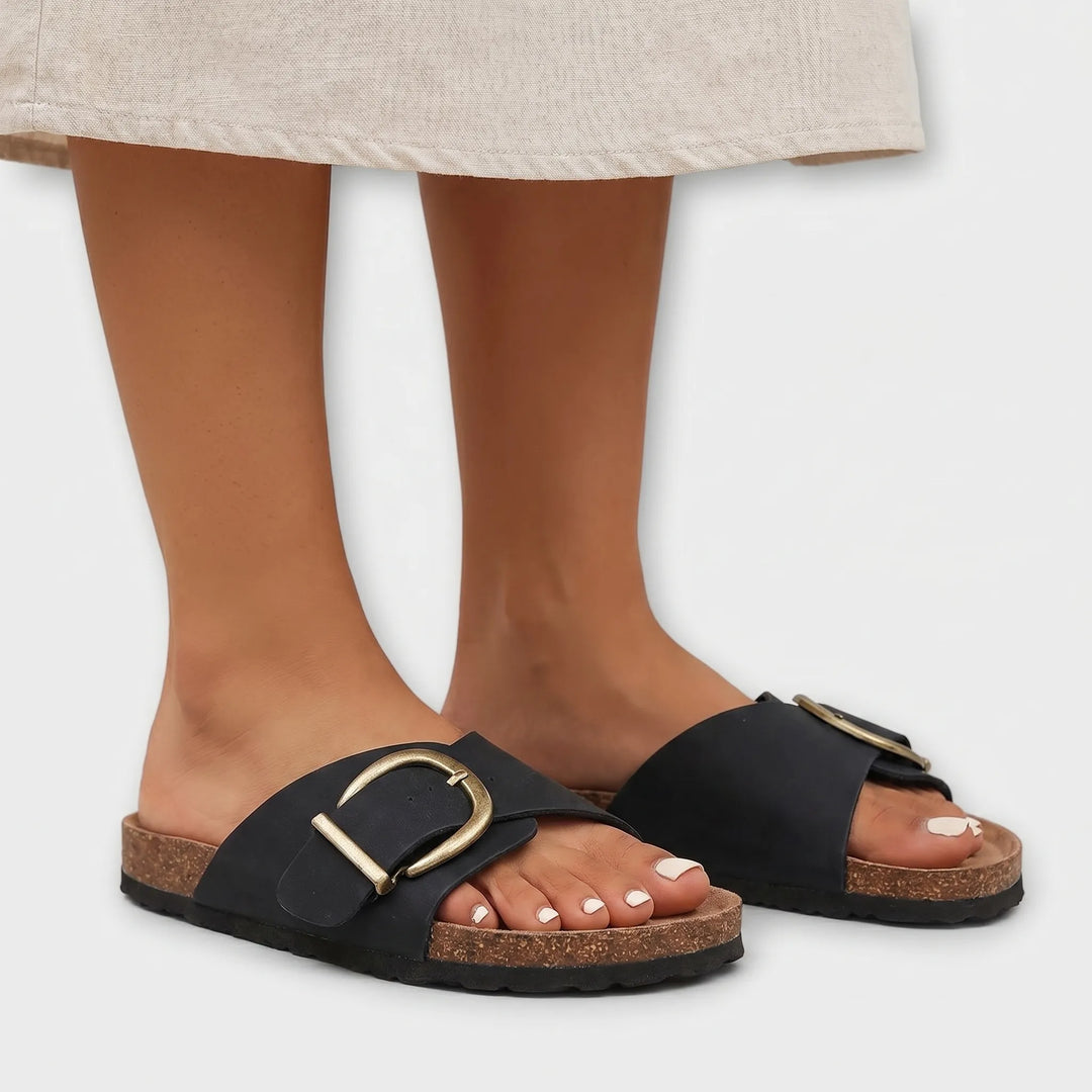 Auralia - Slip On Flat Sandals