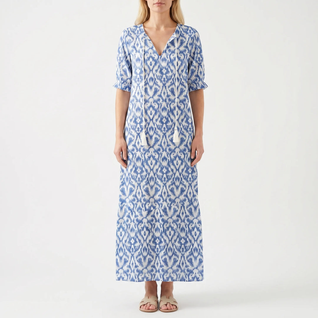 Bohaven - Relaxed Boho-Print Midi Dress