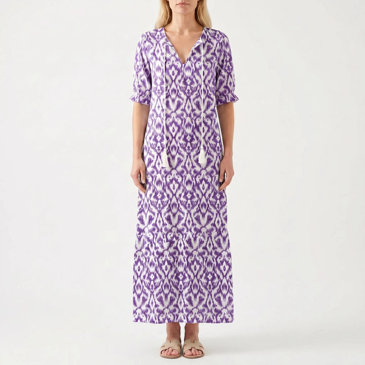 Bohaven - Relaxed Boho-Print Midi Dress