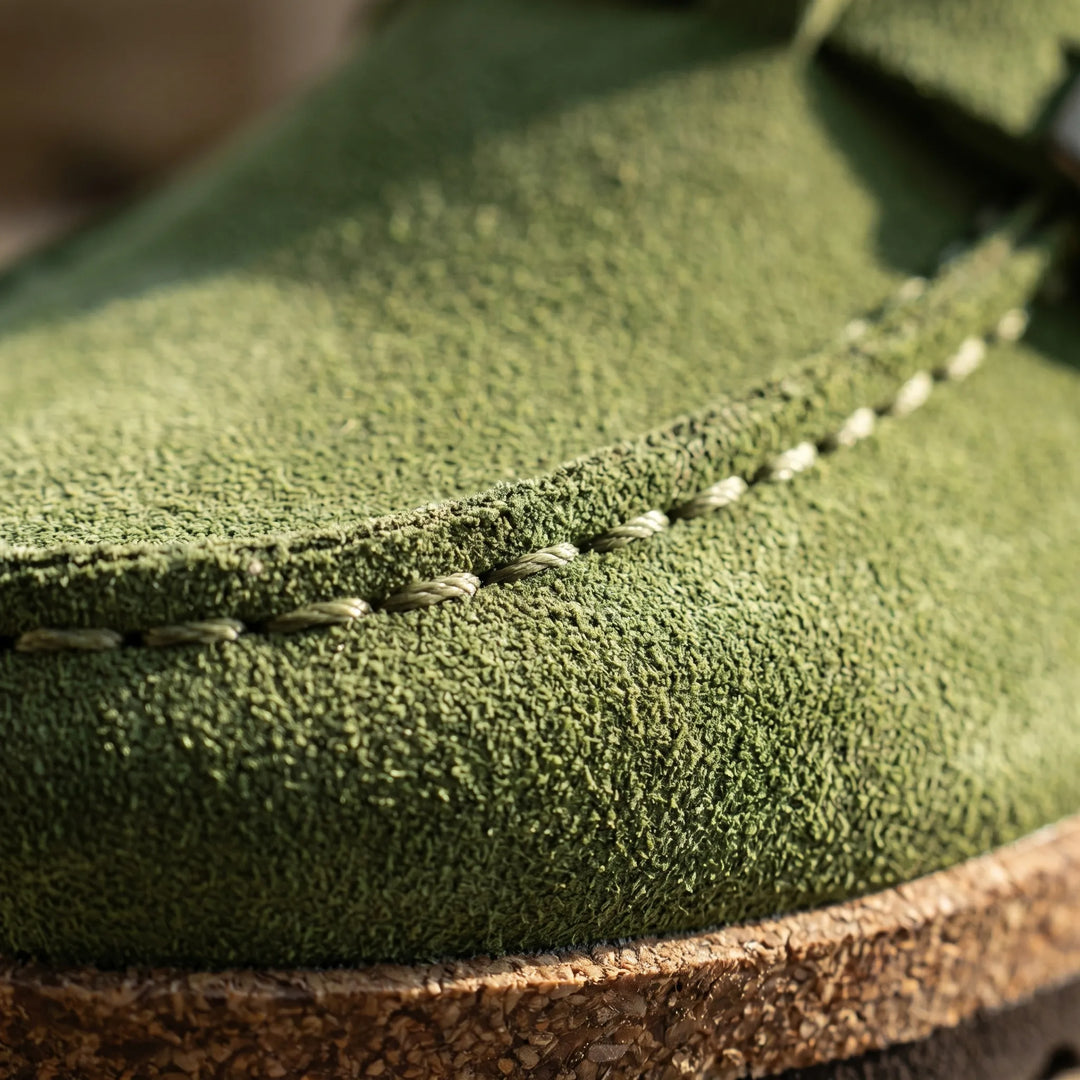 Clovina - Cushioned Slip-On Clog With Buckle Detail