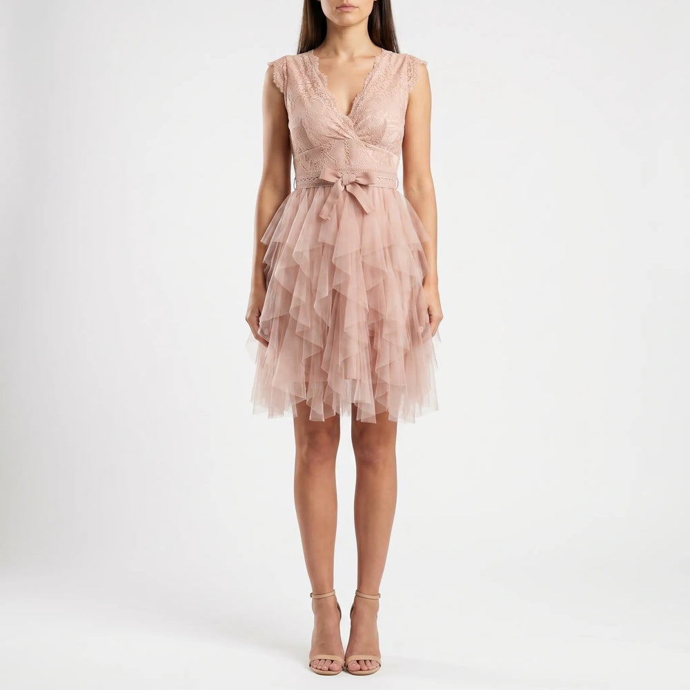 Floriana - Layered Ruffle Mini Dress