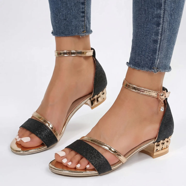 Glimmra - Block Heel Sandals