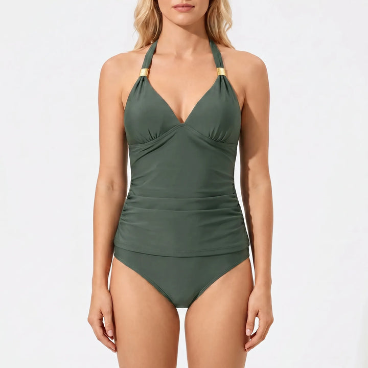 Halvara - Halterneck Two-Piece Swimsuit