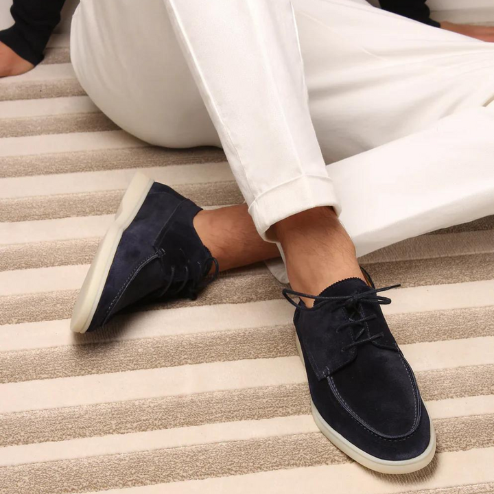 Men’s Loafers with Suede and Classic Design