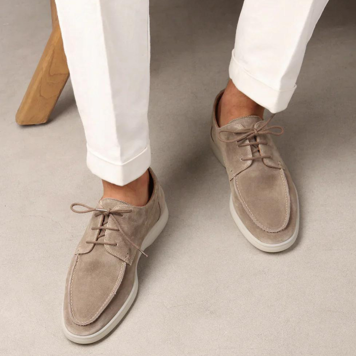 Men’s Loafers with Suede and Classic Design