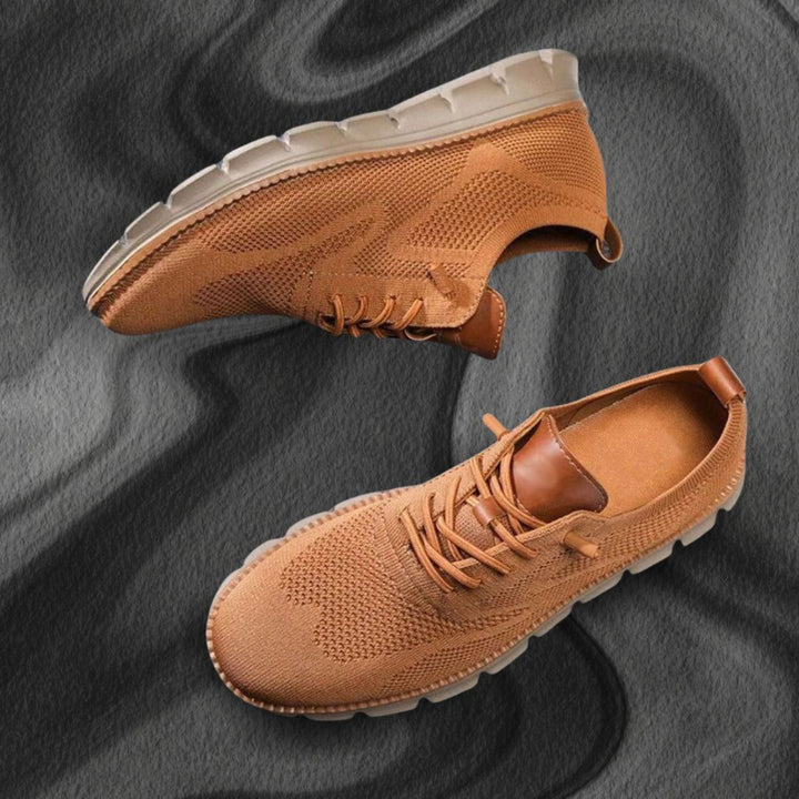 Men’s Casual Walker Shoes with Lace-Up Closure