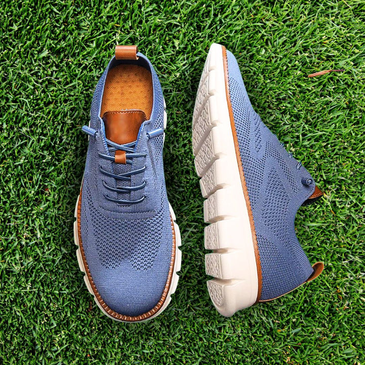 Men’s Casual Walker Shoes with Lace-Up Closure