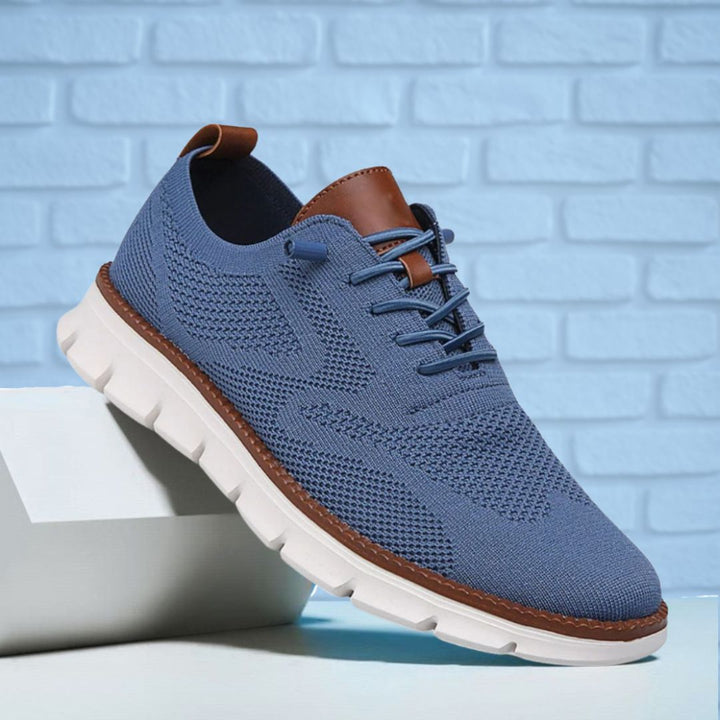 Men’s Casual Walker Shoes with Lace-Up Closure