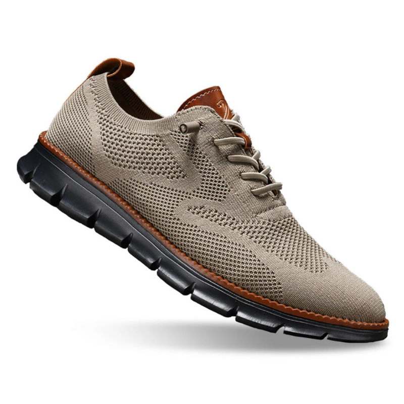 Men’s Casual Walker Shoes with Lace-Up Closure