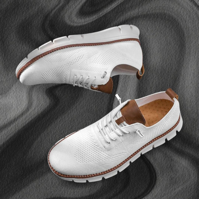 Men’s Casual Walker Shoes with Lace-Up Closure