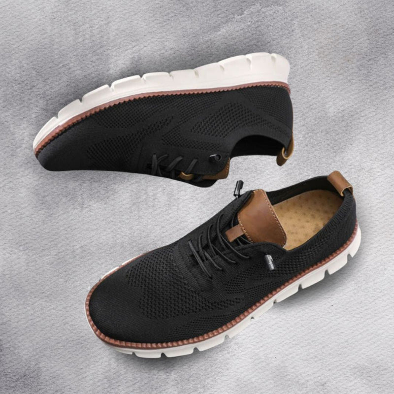 Men’s Casual Walker Shoes with Lace-Up Closure