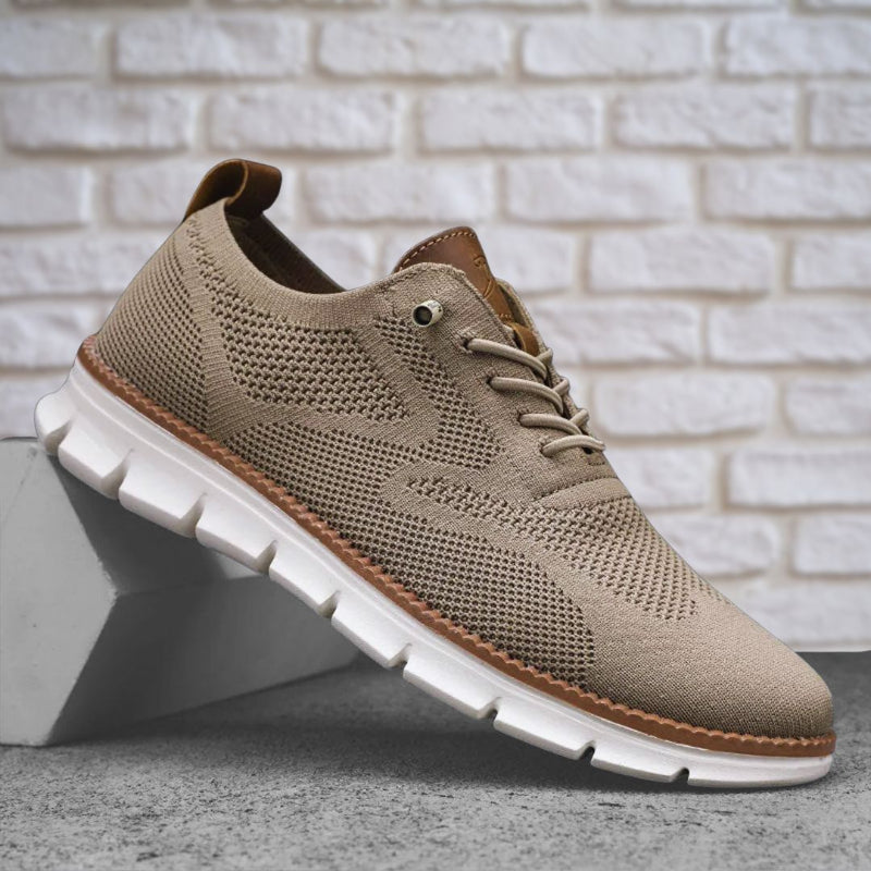 Men’s Casual Walker Shoes with Lace-Up Closure