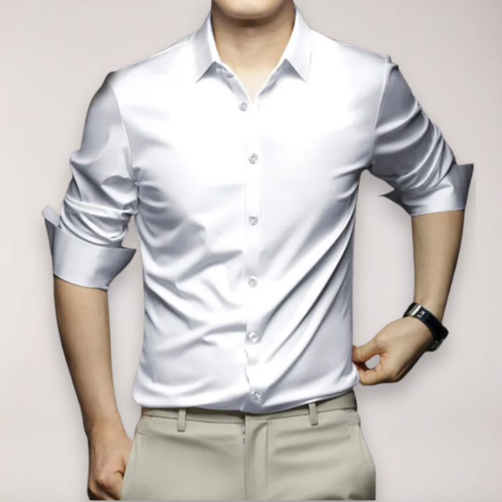 Men’s Long Sleeve Shirt with Classic Collar