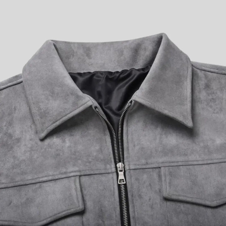 Men’s Bomber Jacket with Classic Design and Practical Pockets