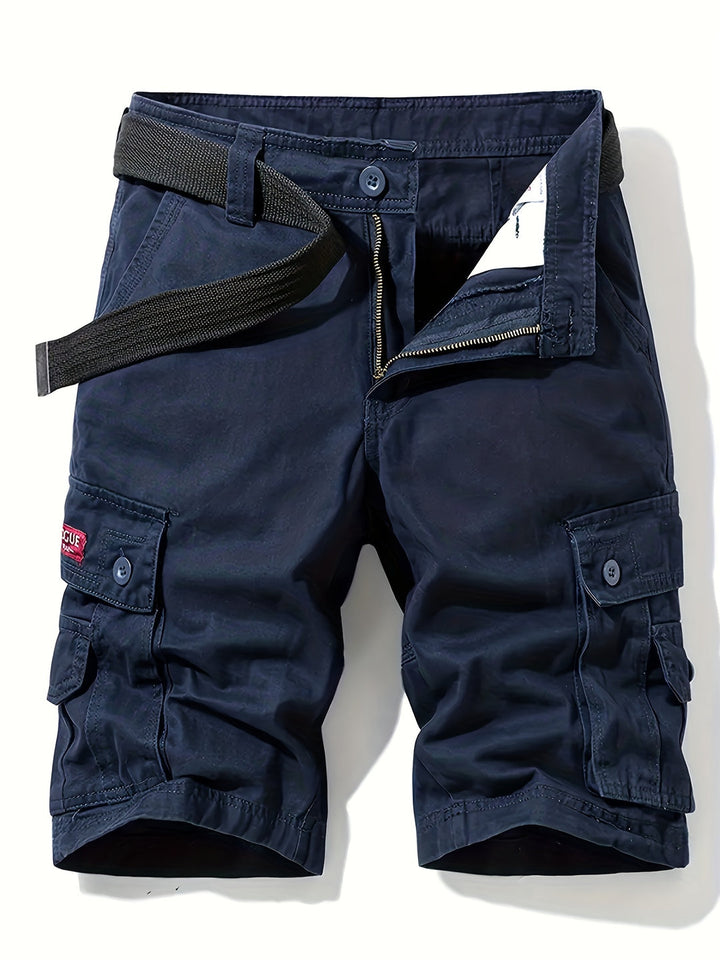 Men’s Cargo Shorts with Multiple Pockets and Adjustable