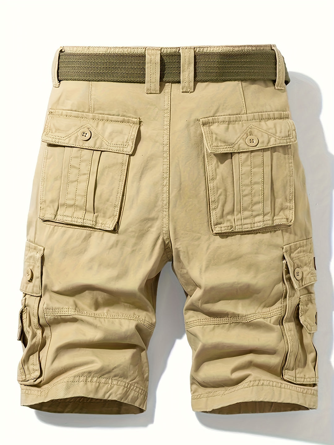 Men’s Cargo Shorts with Multiple Pockets and Adjustable