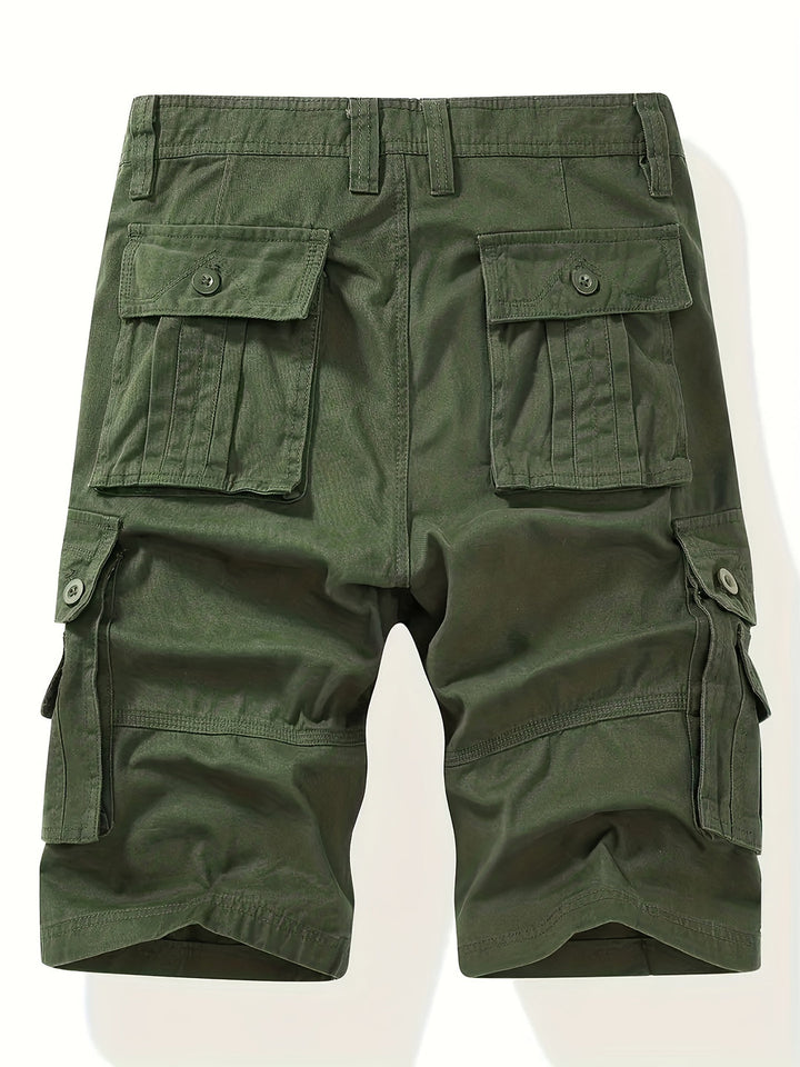Men’s Cargo Shorts with Multiple Pockets and Adjustable