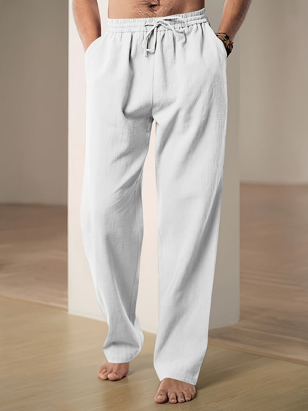 Men’s Casual Pants with Drawstring