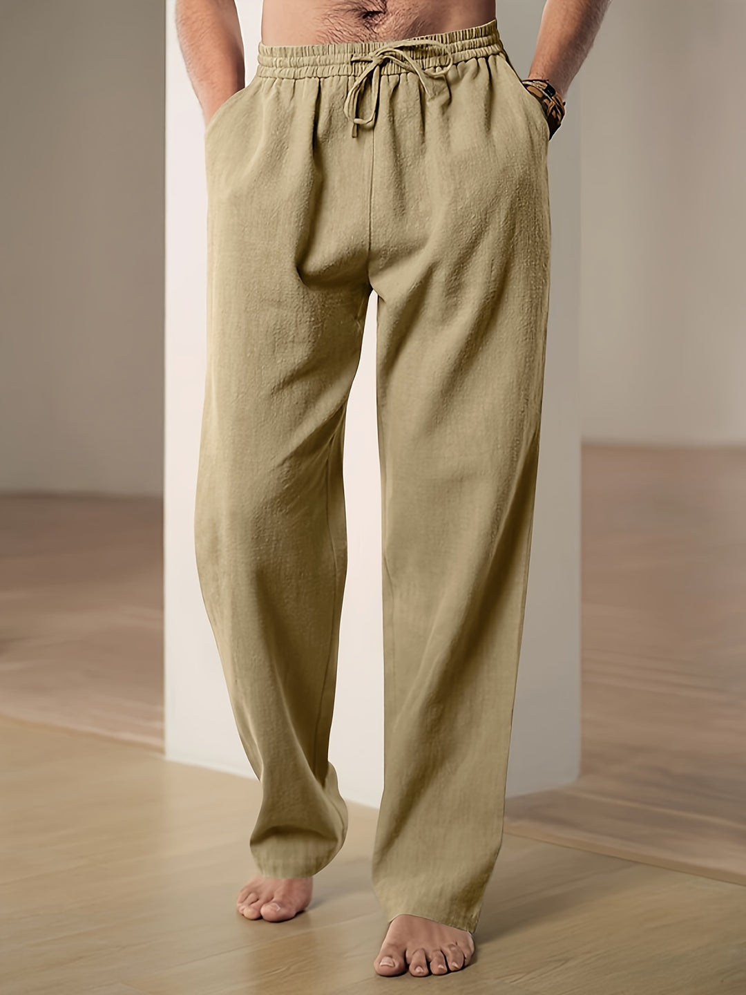 Men’s Casual Pants with Drawstring