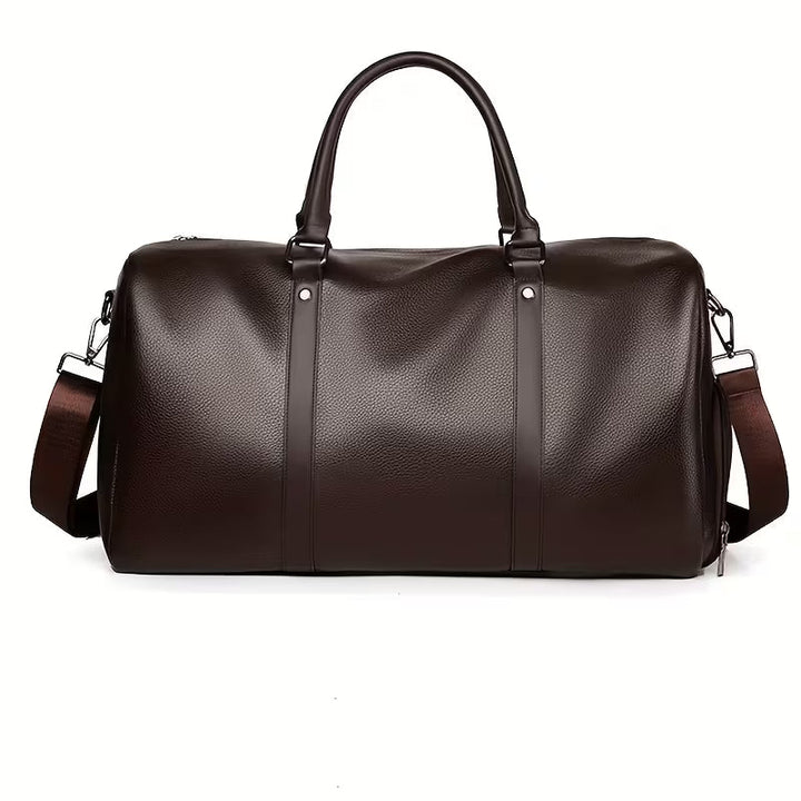 Men’s Executive Weekender Duffle Bag with Structured Design