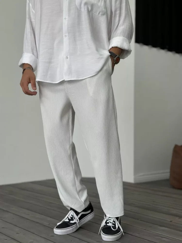 Men’s Felix Pants with Button Closure and Side Pockets