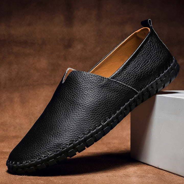 Men’s Loafers with Slip-On Design and Rubber Outsole