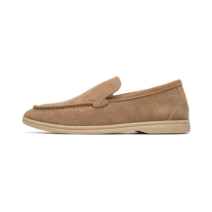 Men’s Loafers with Suede Upper and Removable Insole