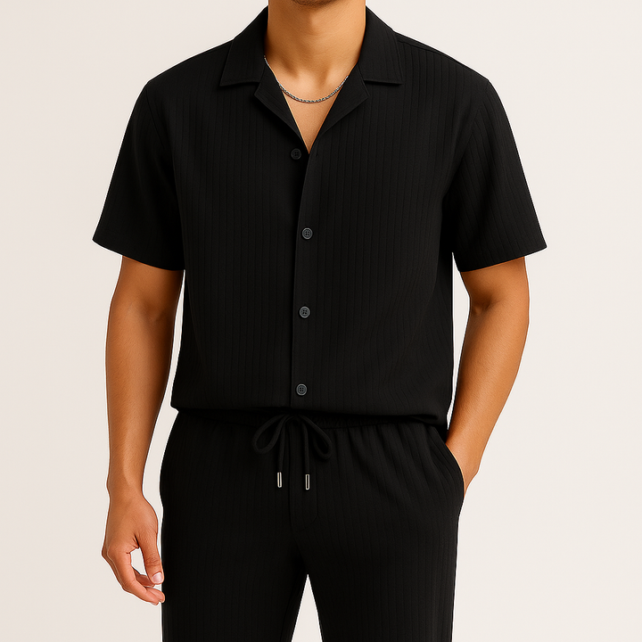 Mens Set with Relaxed Fit and Two-Piece Design