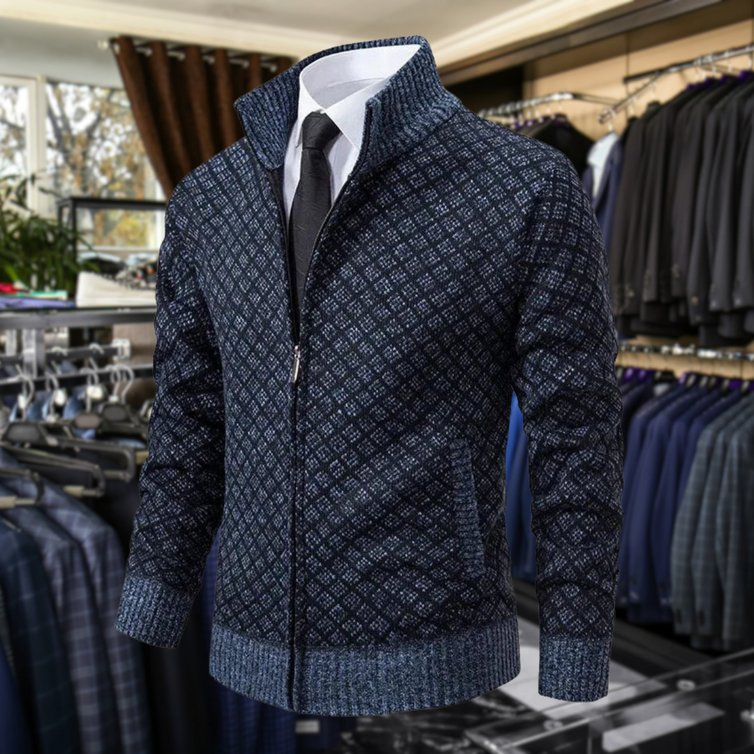Men’s Vest with Functional Design and Stitched Finish
