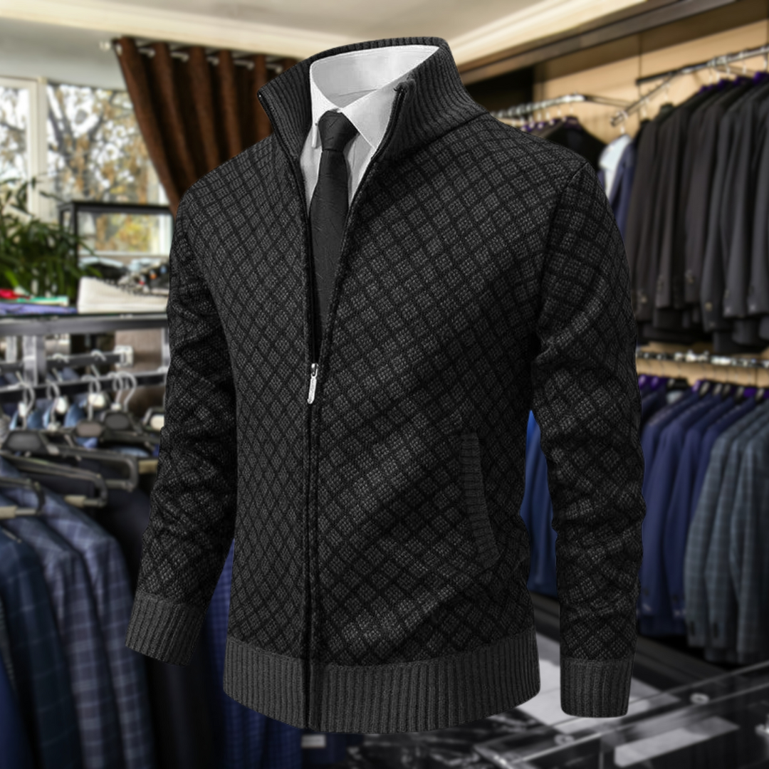 Men’s Vest with Functional Design and Stitched Finish