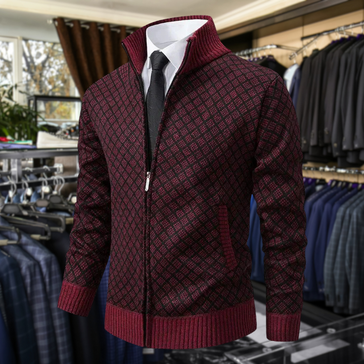 Men’s Vest with Functional Design and Stitched Finish