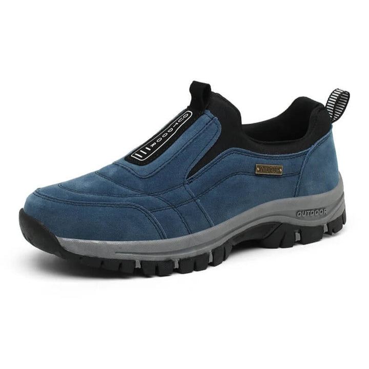 Mens Walking Shoes with Cushioned Insoles and Rubber Sole