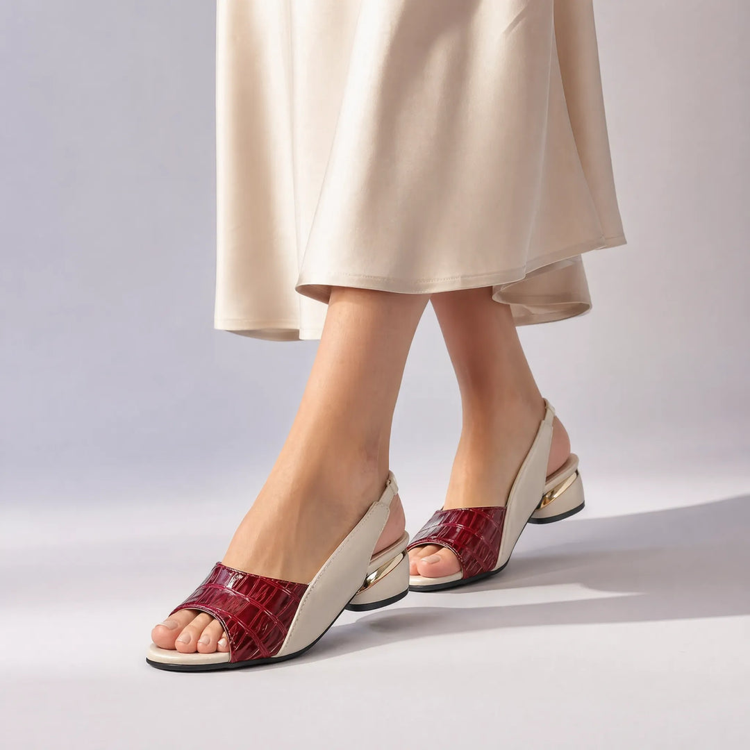 Soleva - Block Heel Slingbacks