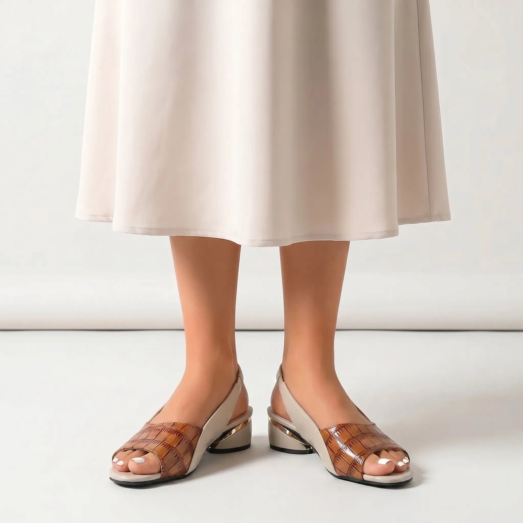 Soleva - Block Heel Slingbacks