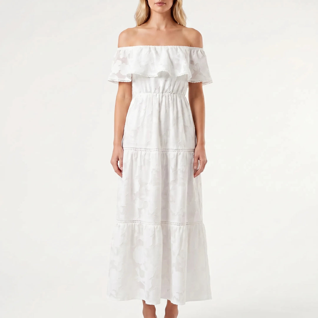 Tierlova - Off-Shoulder Tiered Maxi Dress