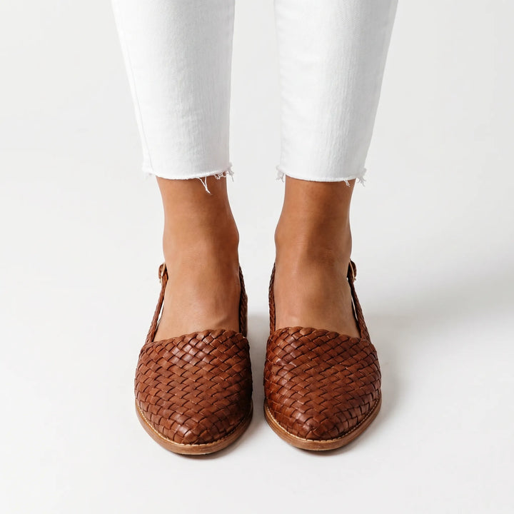 Tressova - Woven Slingback Flat Ballet Shoe