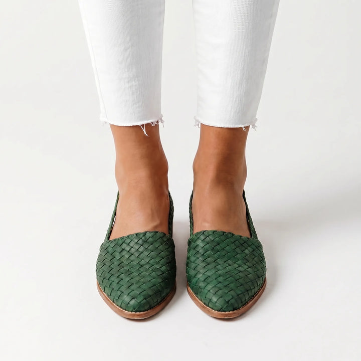 Tressova - Woven Slingback Flat Ballet Shoe