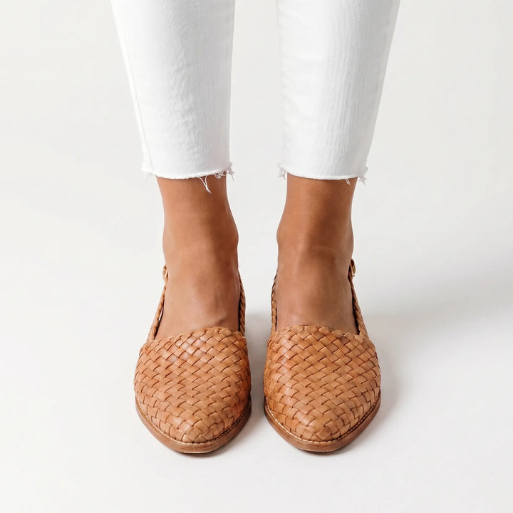 Tressova - Woven Slingback Flat Ballet Shoe