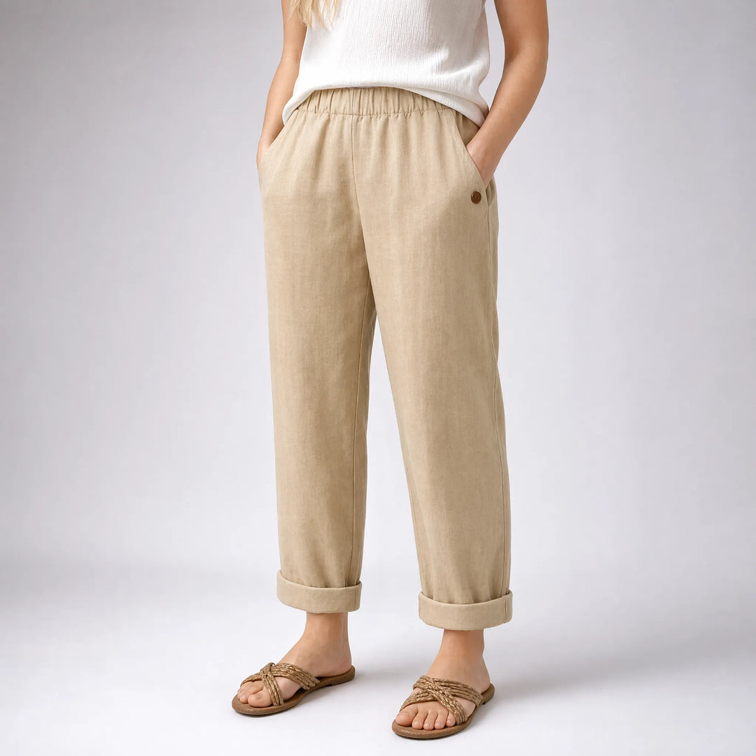 Vellara - Relaxed Straight-Leg Trousers