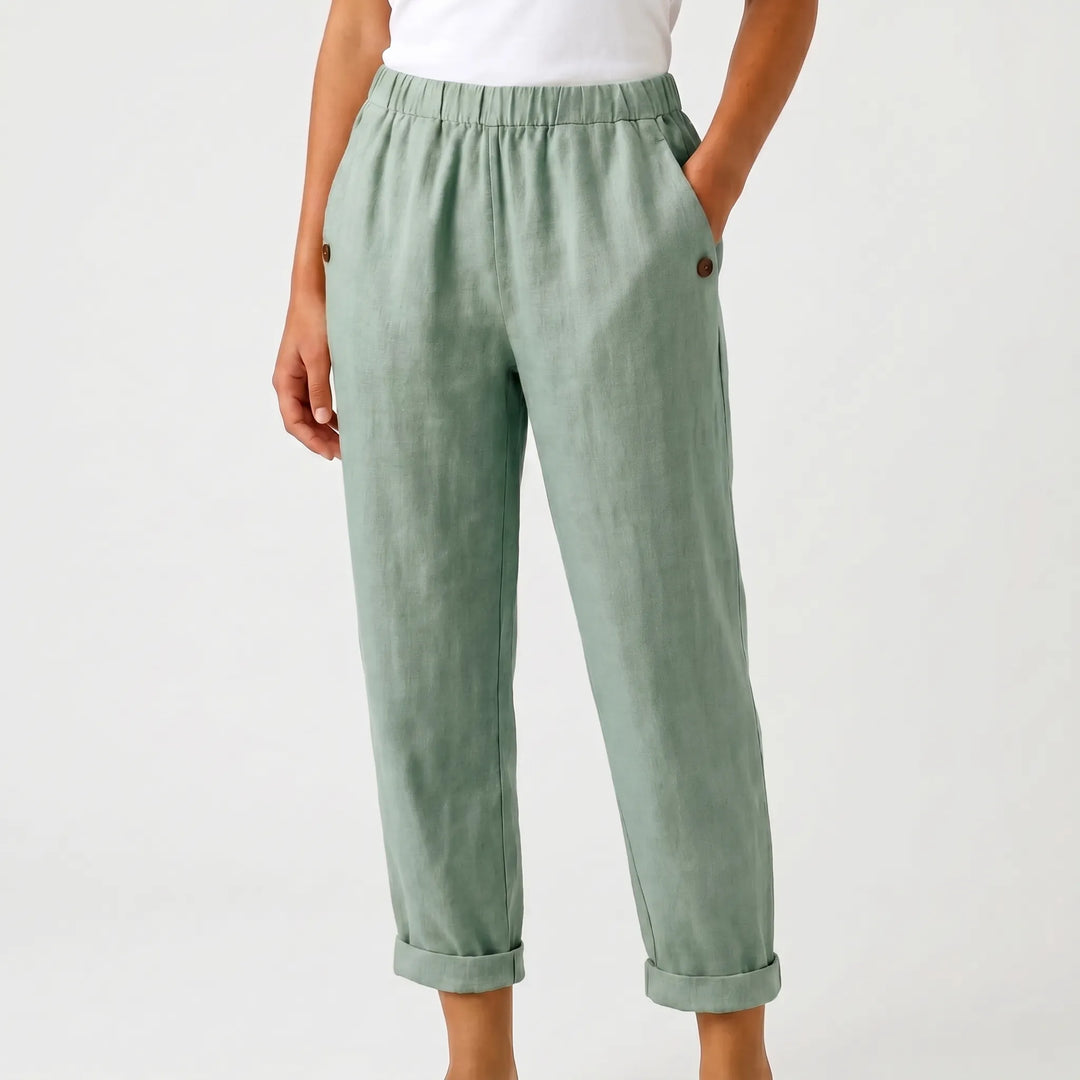 Vellara - Relaxed Straight-Leg Trousers