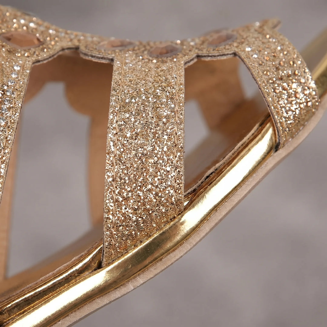 Vellora - Embellished Slip-On Sandals