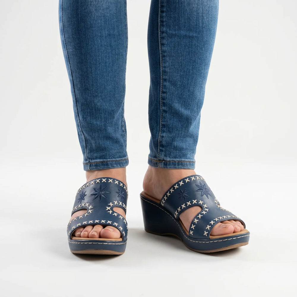 Veloria - Orthopedic Open-Toe Wedge Sandal