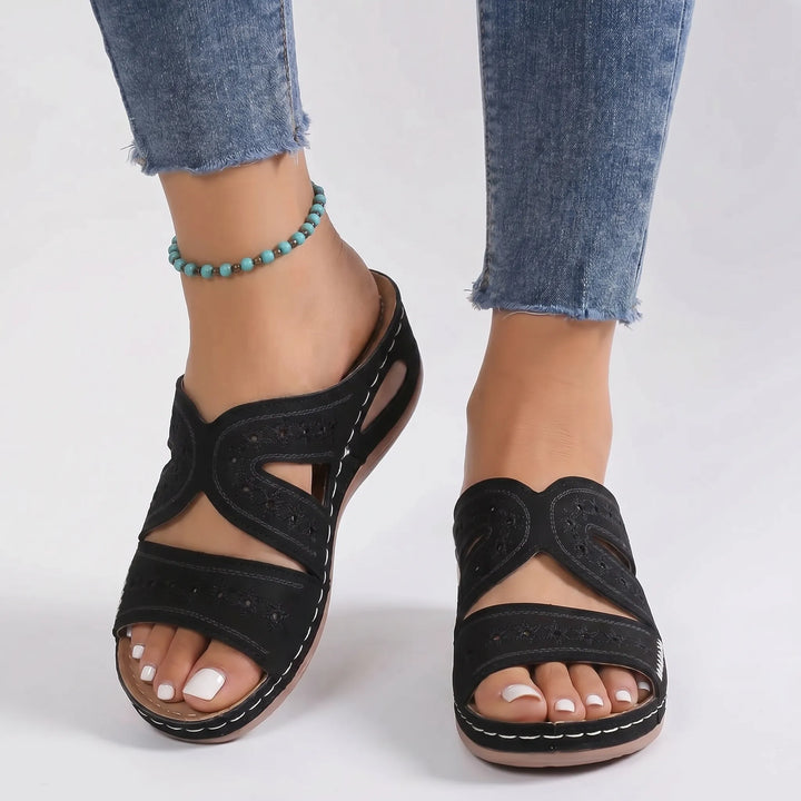 Veloria - Orthopedic Open-Toe Wedge Sandal