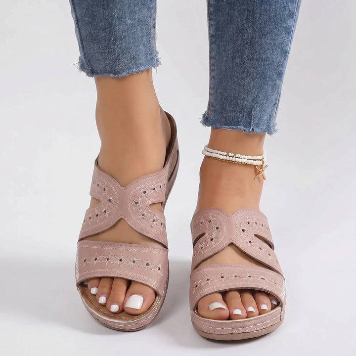 Veloria - Orthopedic Open-Toe Wedge Sandal
