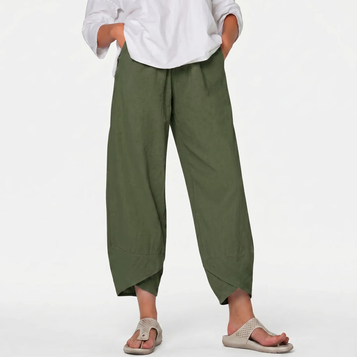 Ventalo - Cropped Wide-Leg Trousers