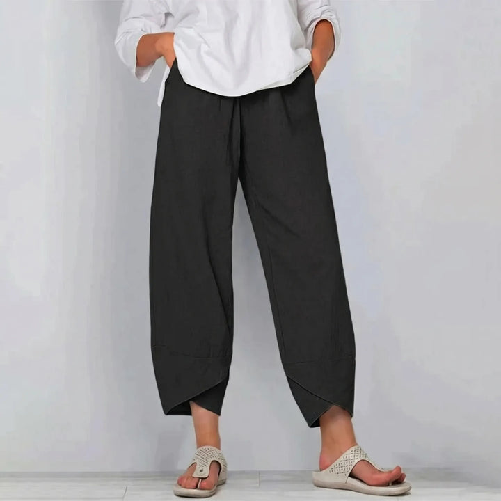 Ventalo - Cropped Wide-Leg Trousers