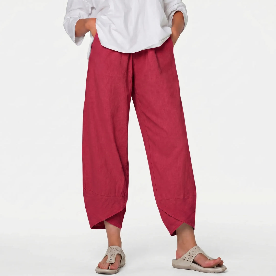 Ventalo - Cropped Wide-Leg Trousers