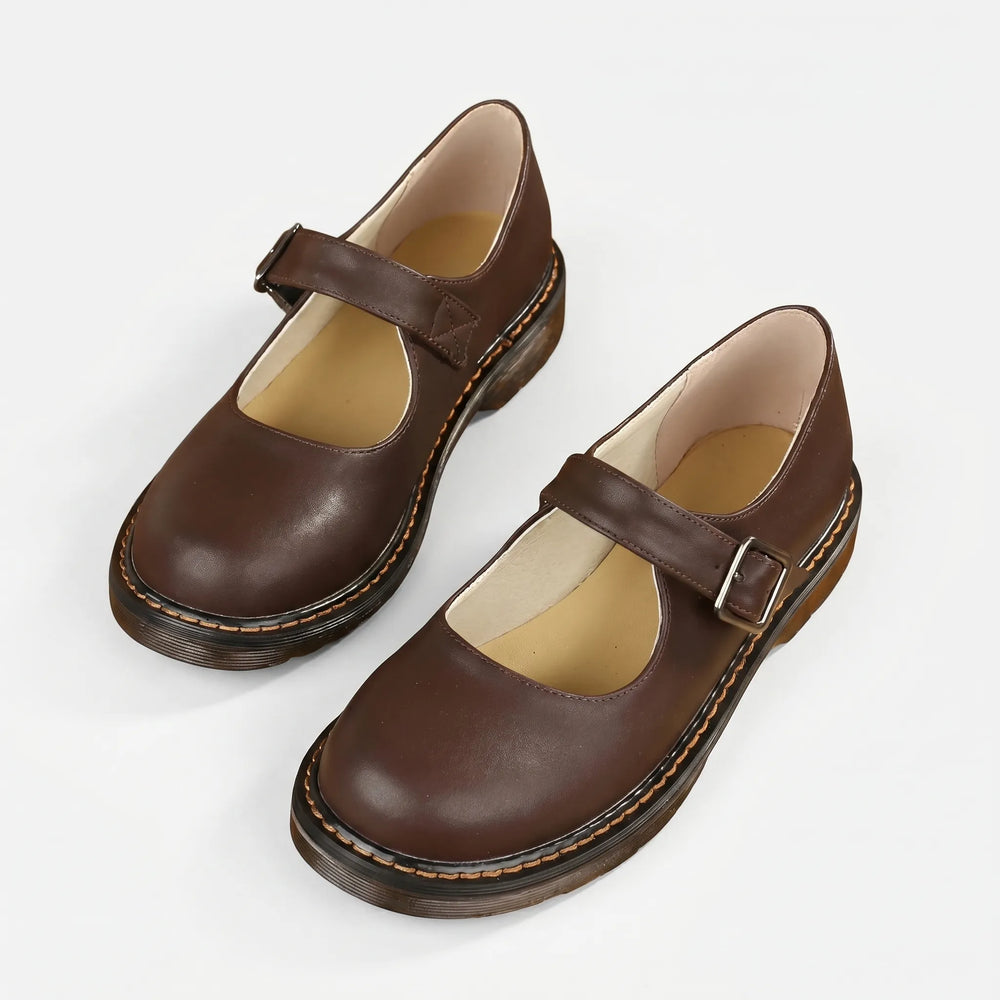 Vintara - Mary Jane Flat Shoes