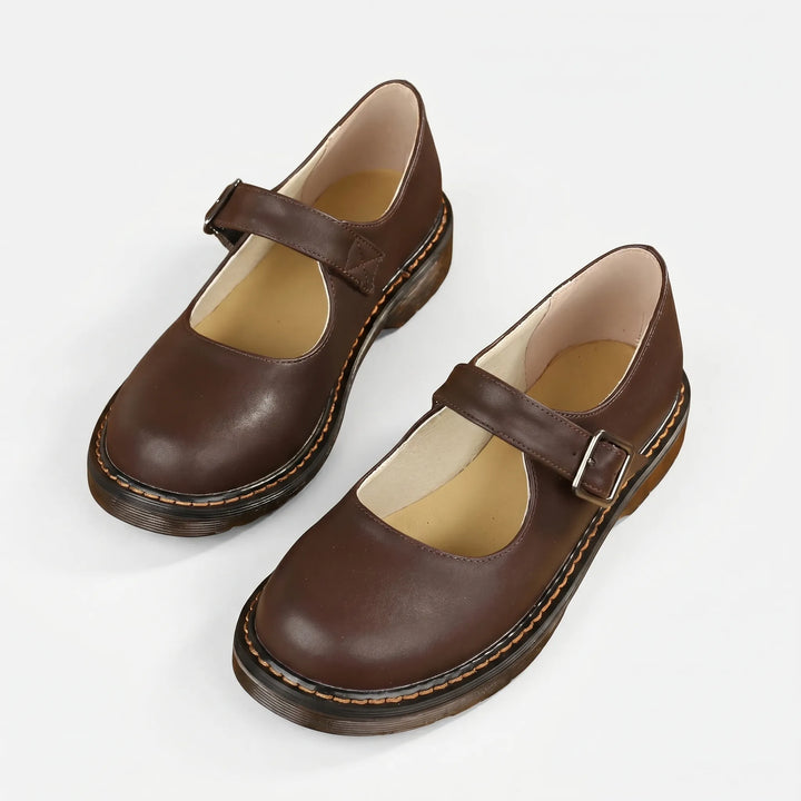 Vintara - Mary Jane Flat Shoes